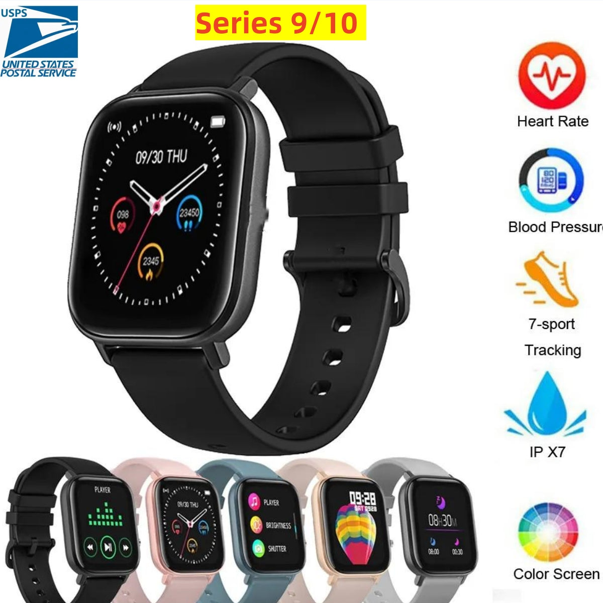Smart Watch for Series 10 Ultra 2 Same style iWatch Bluetooth Call Bracelet Wristband Wireless Charging Fitness Tracker Sport Smartwatch