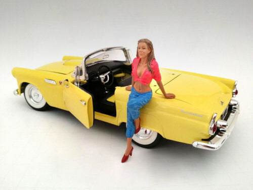 "Hanging Out" Wendy Figurine for 118 Scale Models by American Diorama