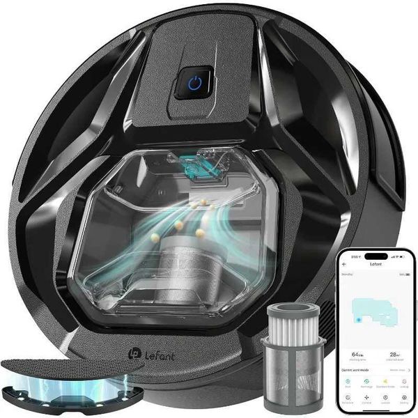 Robot Vacuum Cleaners Lefan M320 robot vacuum cleaner and mop combination ultra-thin powerful temptation 210 minutes of running time self ch