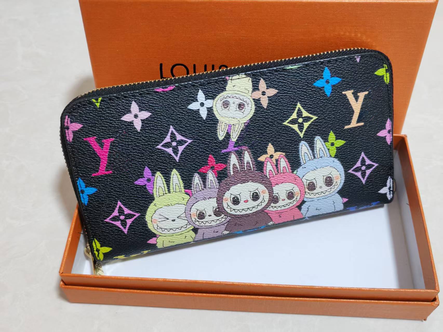 Fashionable classic Cartoon Cherry - Patterned Wallet, Secure Zipper & Eye - catching Pattern, Durable Material & Playful Design, Suitable for Stori