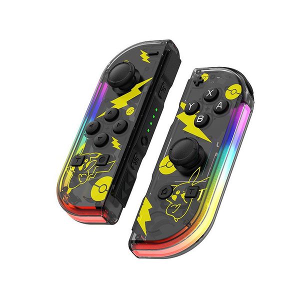 Quality High Wireless Bluetooth Gamepad Controller For Console-Joycon NS Switch Gamepads Controllers Joystick-Nintendo Game Joy-Con With RGB