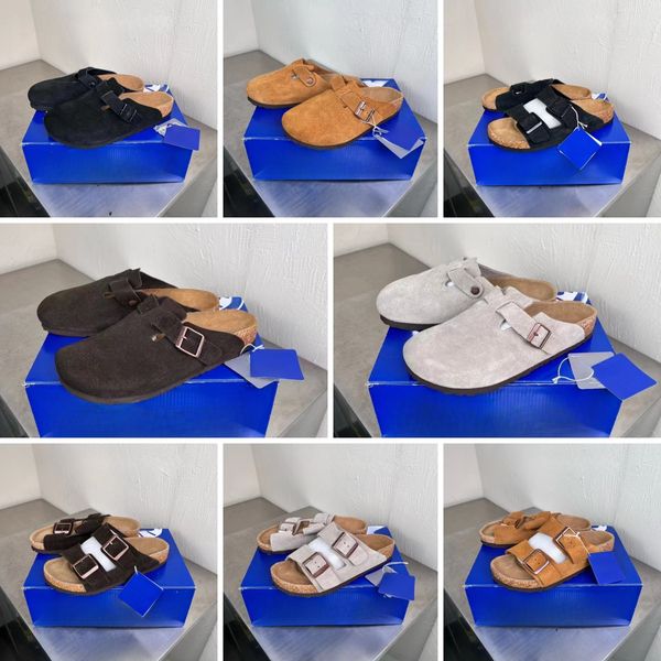desiner slippers casual shoes sandals famous women womens slippers slippers mens sheepskin slippers Daily Outfit Buckle gray shoes 35-45