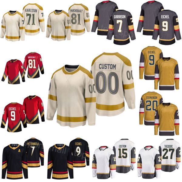 Men Kids Women 2024 Winter Classic Hockey 9 Jack Eichel Jersey 20 Chandler Stephenson 81 Jonathan Marchessault 7 Alex Pietrangelo 71 William