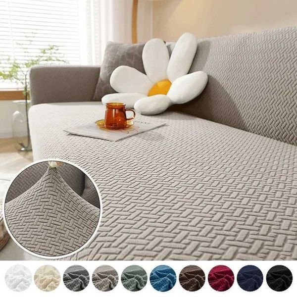Jacquard elastic sofa cover suitable for living room sofa protector armchair cover home decoration L-shaped1.2.3.4 seatsC241130C250205