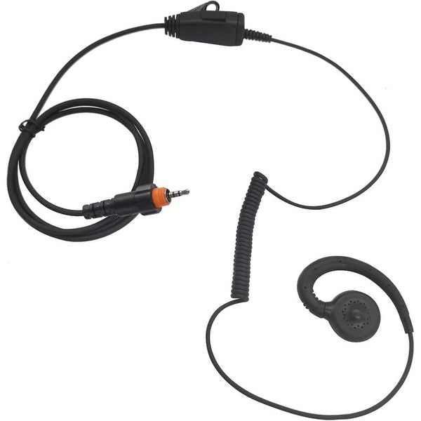 Walkie Talkie Ear Piece C Shape Shaped Earpiece Surveillance Headset Headphone with Mic Earphone for Motorola Radio Series 1010 1040 CLP 106