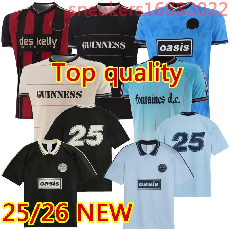 25 26 Bohemian Soccer Jerseys 2025 26 Football Jersey 135th Anniversary Shirts Kit Fontaines Dc Home Away Third GK BLACK GUINNESS PISZCZEK McDONNELL