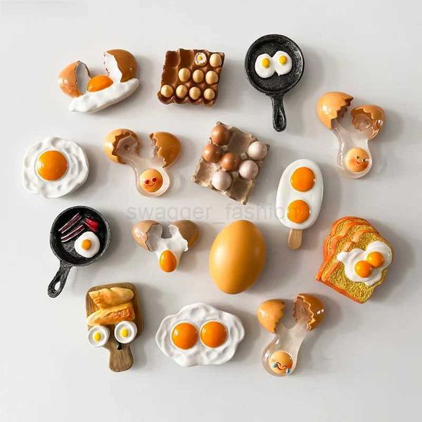 Simulation Egg Fridge Magnets Refrigerator Magnetic Stickers Food Style Home DecorationsXJ240809