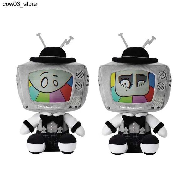 Plush Dolls SMG4 Mr Puzzles Plus Peripheral Doll Cute And Soft Fill Cartoon Pillow Plush Toy Room Decoration Childrens Birthday GiftL240910L