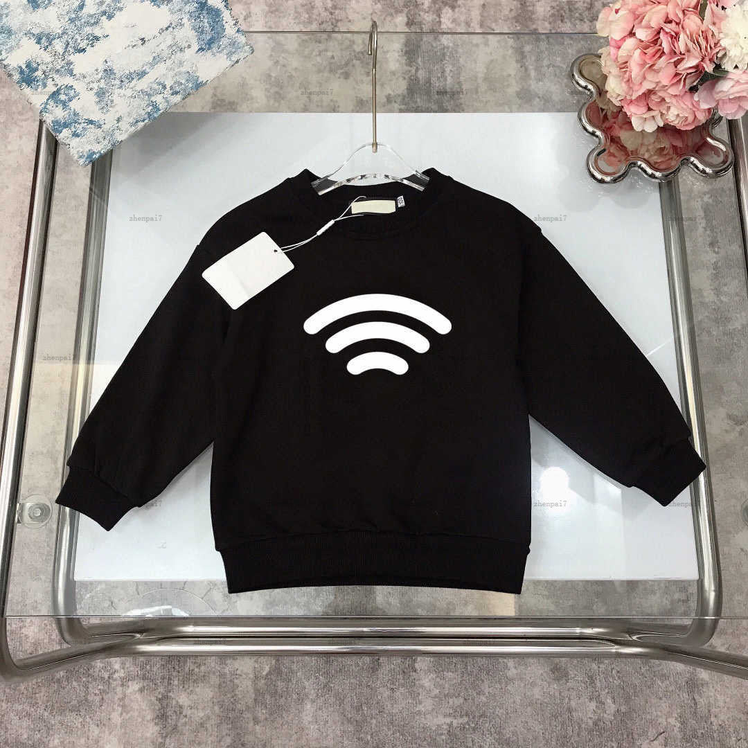 Top baby Hoodies Autumn Round neck child sweater kids designer clothes signal pattern printing Boys girl sweatshirts A804X22N245