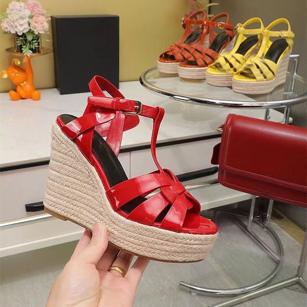 Leather fashion women&#039;s high heel sandals summer designer waterproof table thin strap combination banquet shoes high-quality runway hee