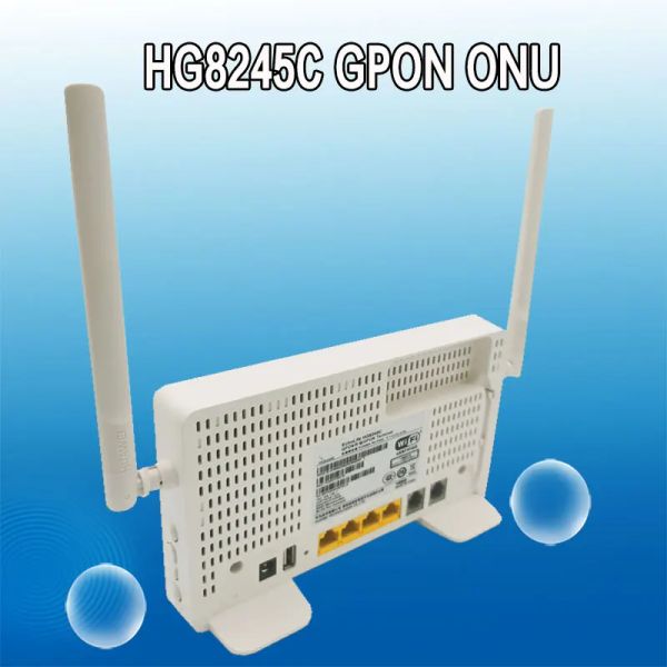 GPON ONU EPON HG8245C ONT termianl with 4FE+voice+2.4Gwifi English software compatible 100% Original new