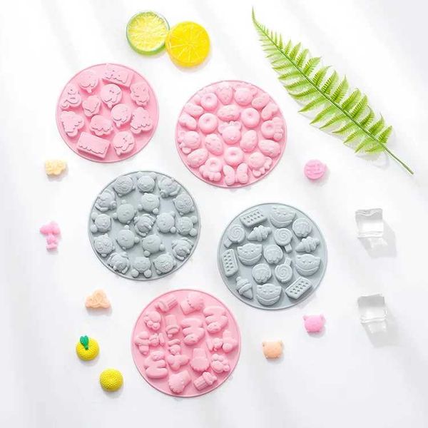 3D DIY Silicone Chocolate Mold Cake Decorate Shape Mod Soap Jelly Tray Cookies Baking Mold Kitchen Baking Tool Z250116