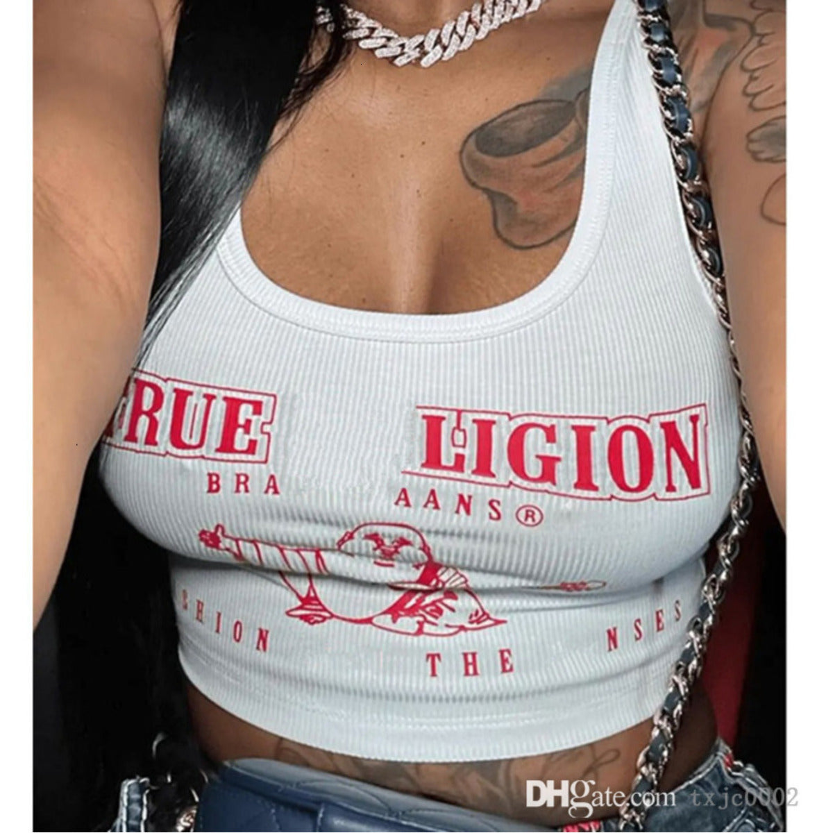 Designer Womens Vest T-shirt Fashion Open Collar Printed Letter T shirt Small Tank Crop Top Pit Stripe Camis Tee Shirt 6 Colors