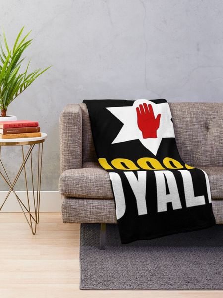 Ulster Flag, 100% Loyalist Throw Blanket Nap Blanket Travel Blanket