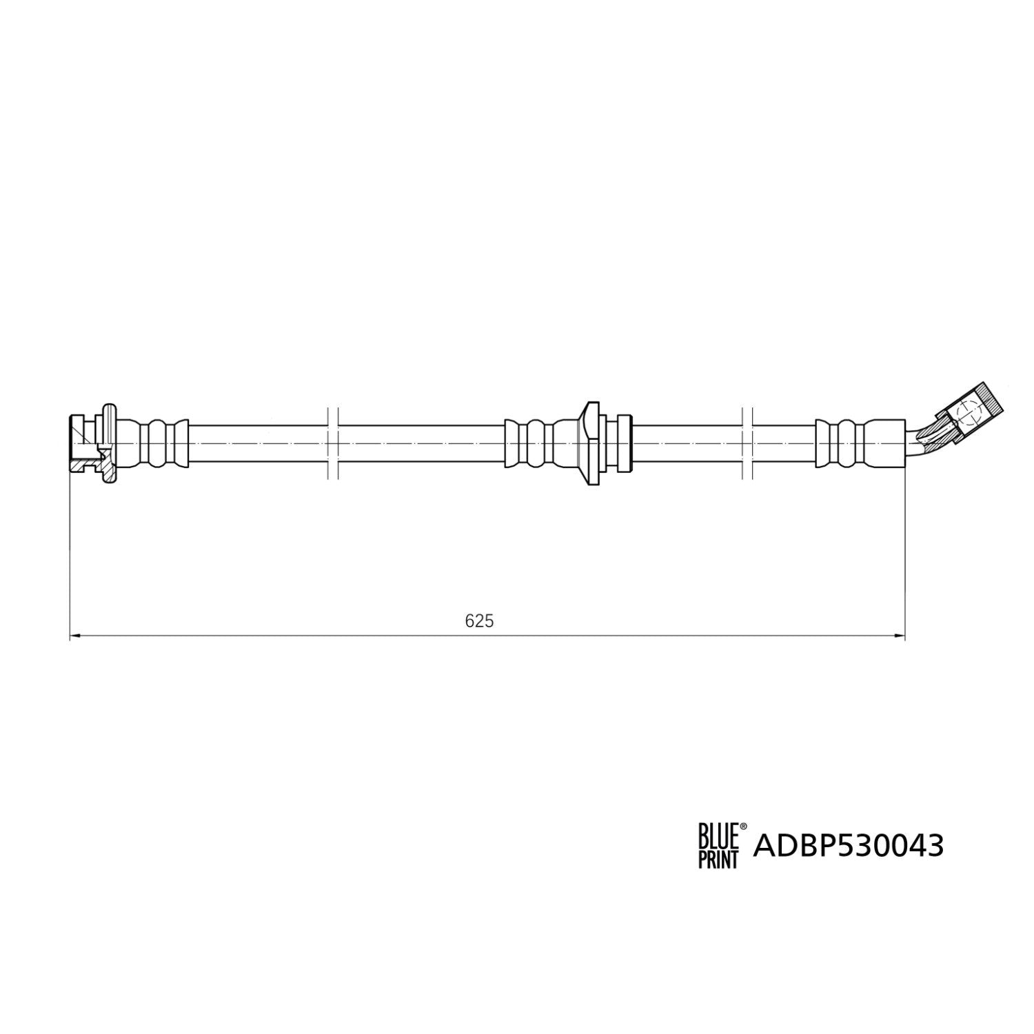 Brake Hose BLUE PRINT ADBP530043