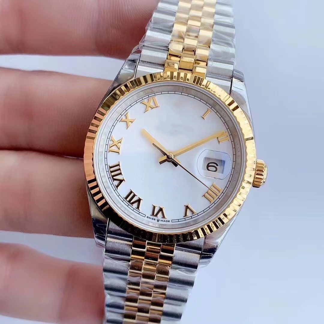 EW watch has a diameter of 36 mm and a thickness of 11.7 mm with a 3235 movement sapphire glass mirror 904 strap with waterproof features