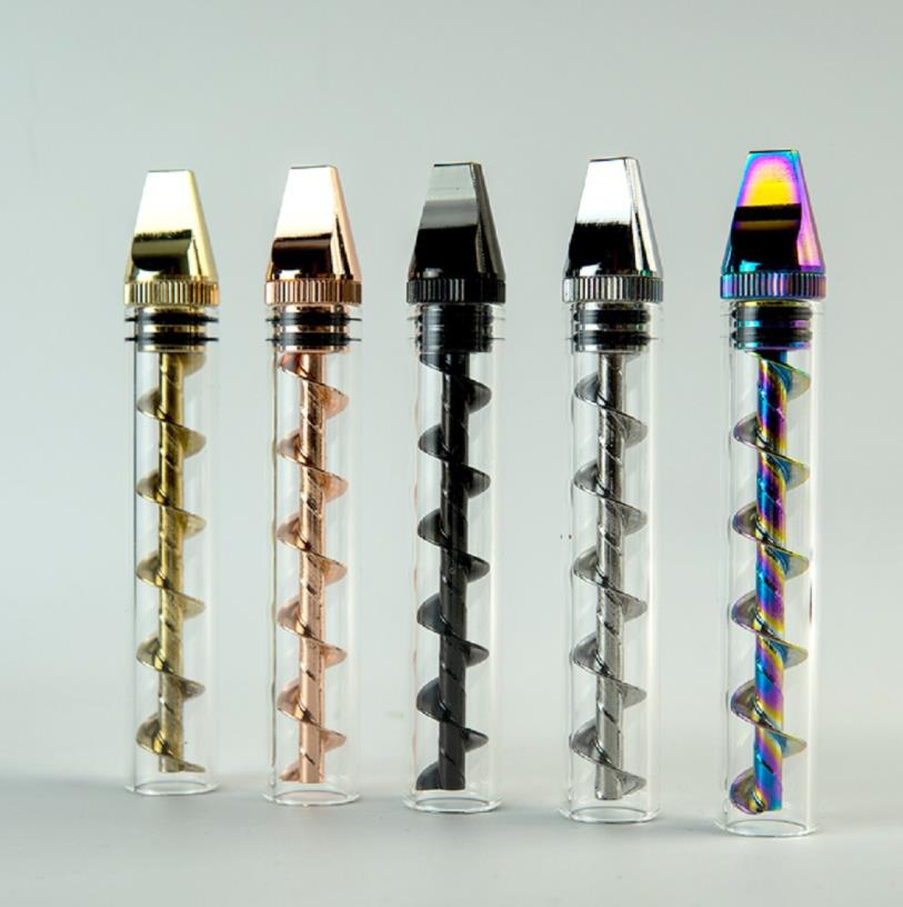 hookah Smoking pipes Hot selling spiral glass smoking utensils in Europe and America