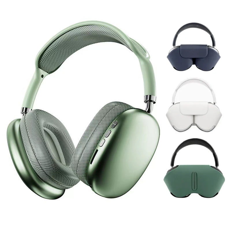 P9 max headphones wireless earphones Max earbuds Wireless Bluetooth Headphones Computer Gaming Headset Cell Phone Earphone purple