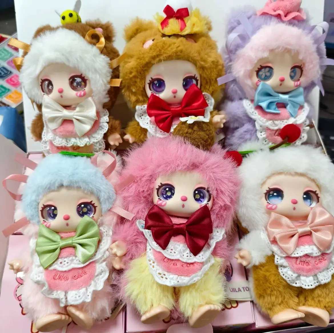 In Stock Genuine Liila V4 Chef Kitten Blind Box Baby Three Cute Doll Trendy Play Plush Vinyl Bag Pendant Mystery Box Friend Gift S250705