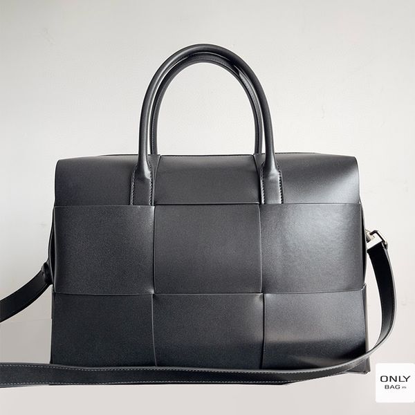 Designer briefcase tote fashion handbag hobo intrecciato hobo shoulder bags weave calfskin genuine leather women men bag clutch 9A mirror hi