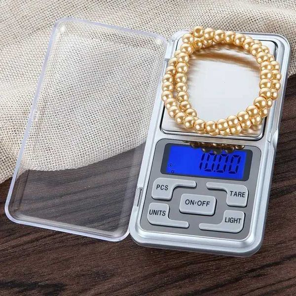 Gold Pure Silver Jewelry Scale Balance Weight Electronic Scale 100g-200g-300g-500g x 0.01g Mini Pocket W250103