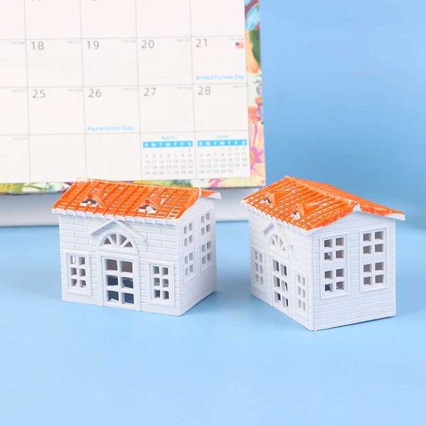 1-12 Dollhouse Simulation Mini Villa Model Dollhouse House Building Decoration Dolls House Furniture Accessories Y240807