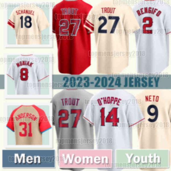 27 Mike Trout Jerseys 9 Zach Neto Baseball 14 Logan OHoppe 10 Kevin Newman 51 Gustavo Campero Jose Suarez Kyren Paris Matthew Lugo Scott Kin