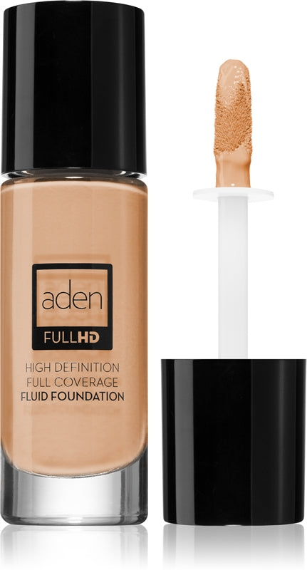 Aden Cosmetics Full HD Fluido fondotinta liquido lunga tenuta colore 02 Ivory 20 ml