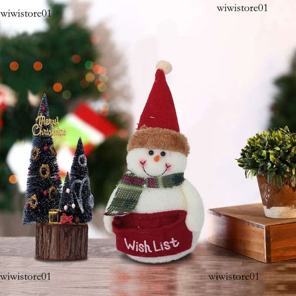 Christmas Decoration Supplies Snowman Father Christmas Cartoon Dolls Christmas Atmosphere Decoration Creative Holiday Gifts Bde