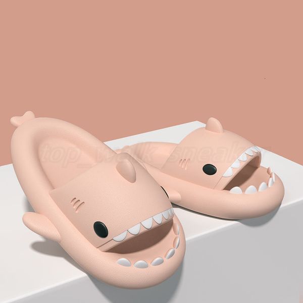 Summer Shark Slippers Womens Sandals Home EVA Bathroom Casual Slides Men Outdoor Cool Beach Flip Flops Couple Funny Slides at23