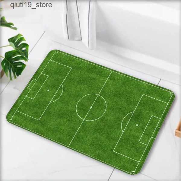 Bath Mats Football field doormat Hogar bathroom mat bathroom carpet kitchen anti slip carpet absorbent area carpet household bathroom floor