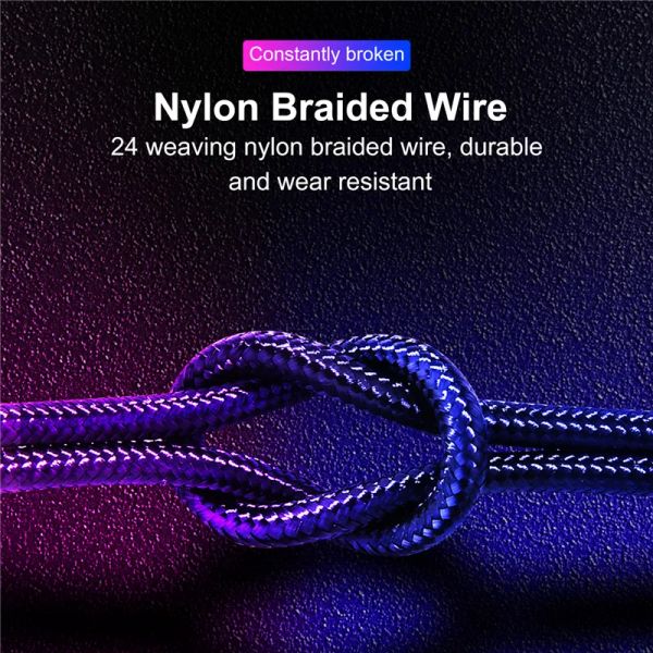 LED Magnetic Cable Fast Charging USB Type C Cable Magnet Charger USB C Charge Micro USB Cable For xiaomi Mobile Phone Cable Cord