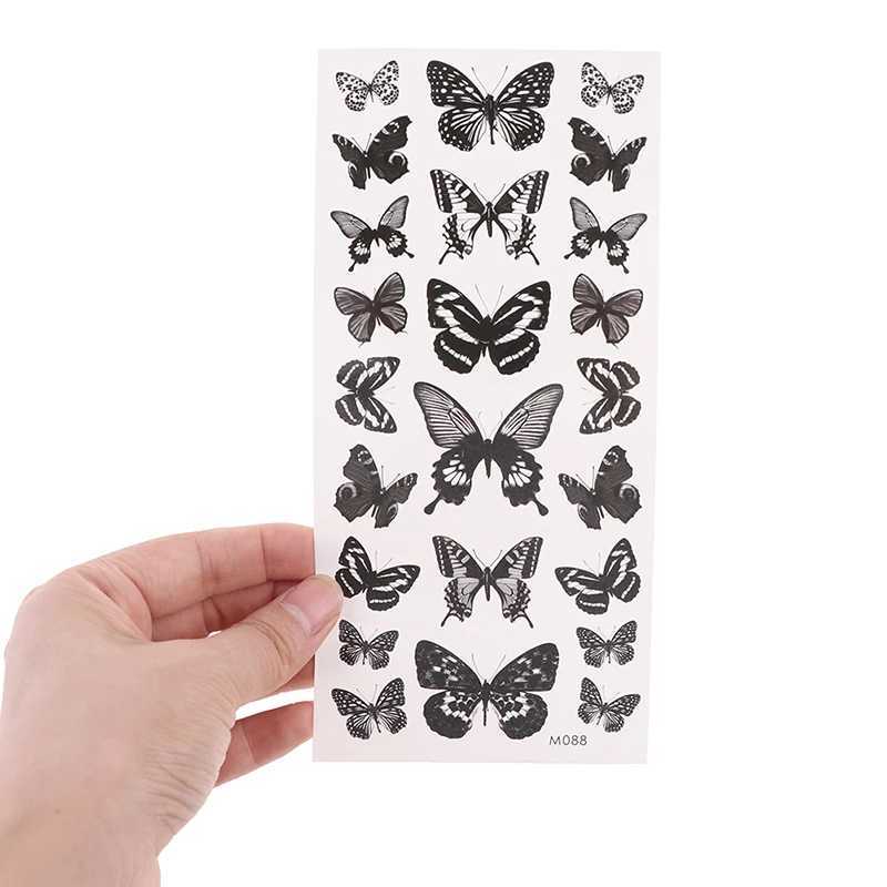 5 PC Temporary Tattoos Butterfly Fake Tattoo Flash Transfer Tattoo Arm Leg Women Decal Waterproof Temporary Tattoo Sticker 1pcs Z0403