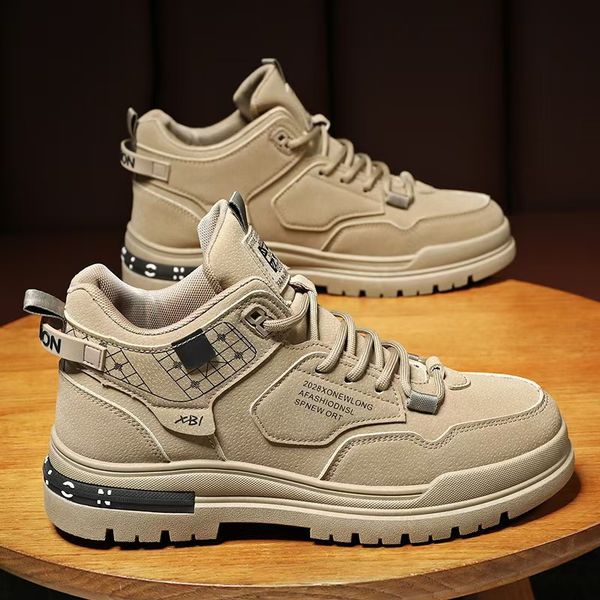 Men moda moda e respirável roupas de trabalho masculino masculino anti -Slip Sport Sports Casual Board Shoes
