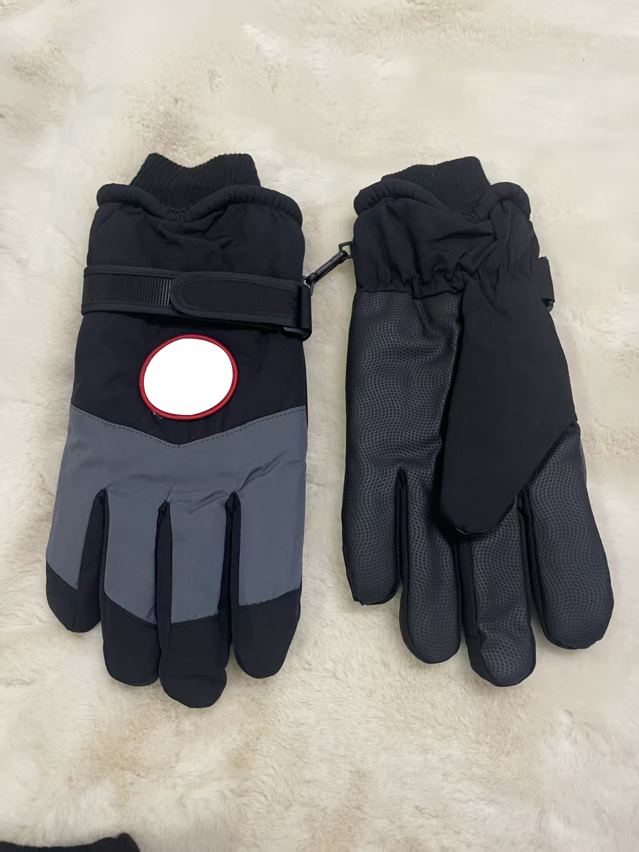 1pcs autumn winter mens twine and fleece gloves Outdoor fuzzy glo ves WOMAN fashion Five Fingers Glove s Cycling sport Mittens pink 5color black gre