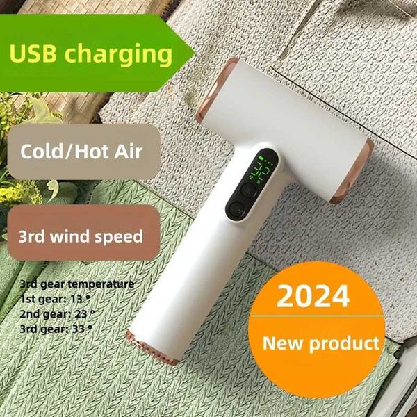 New Cold-Hot Wireless Hair Dryer USB Wireless Charging Strong Wind Home-Dormitory-Business Travel Essential Hair Dryer Y240807 Y240807