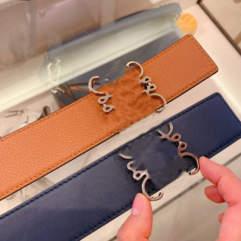 Vintage mens designer belt fashion luxury belt women width 3.8 cm solid color soft leather belt for men black thin waistband business wedding top se