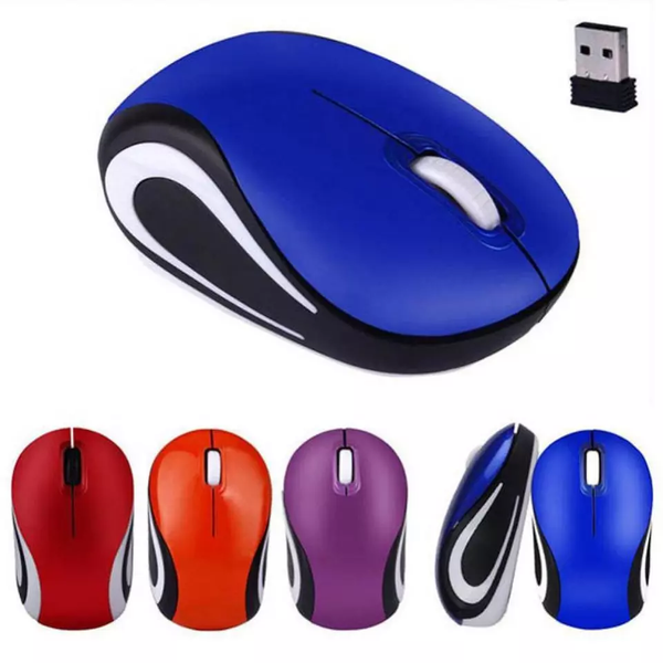 Wireless USB Optical Mice Gaming Mouse 7 Color LED Backlit Rechargeable For PC