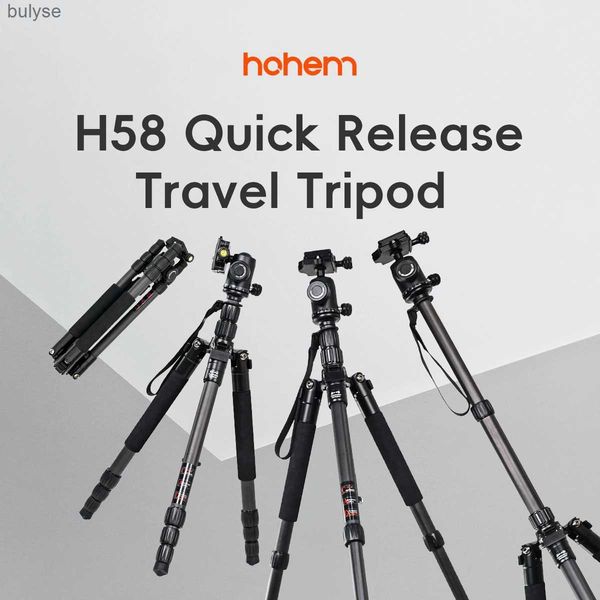 Tripods Hohem Tripod H58 Quick Release Tripod for phone for digital cameras Canon Nikon cameras for Action cameras Insta 360