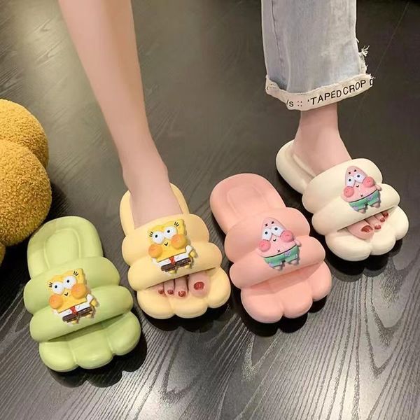 2024 Summer Fashion Cartoon Slippers Soft Sole Comfortable Lovely Light Casual Beach Sandals