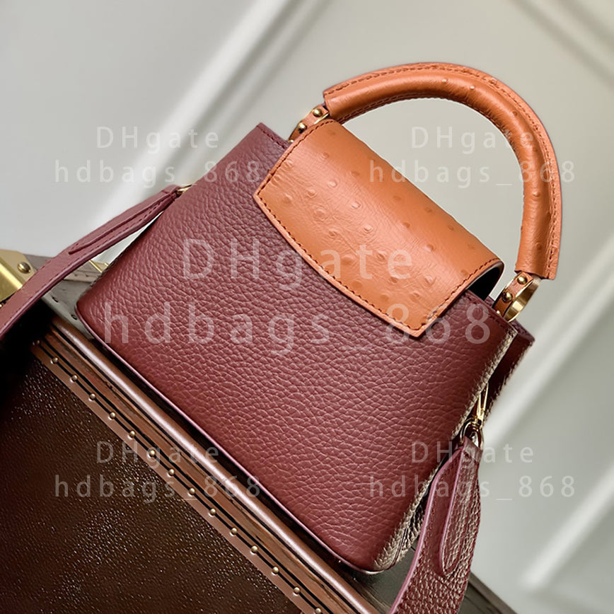 Shoulder bags Top Designer Crossbody bags East West Mini Handbag Calfskin Leather Mirror High quality Chain bag With box LC04B