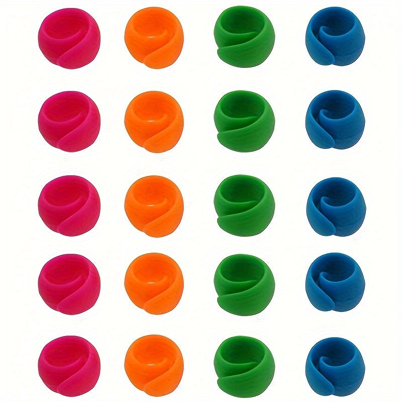 TEMU 20pcs Sewing Thread Protectors In Rose Red, Orange, - -free Spool Holders For Organized Storage, Sewing Thread Organizer, Sewing Accessories And