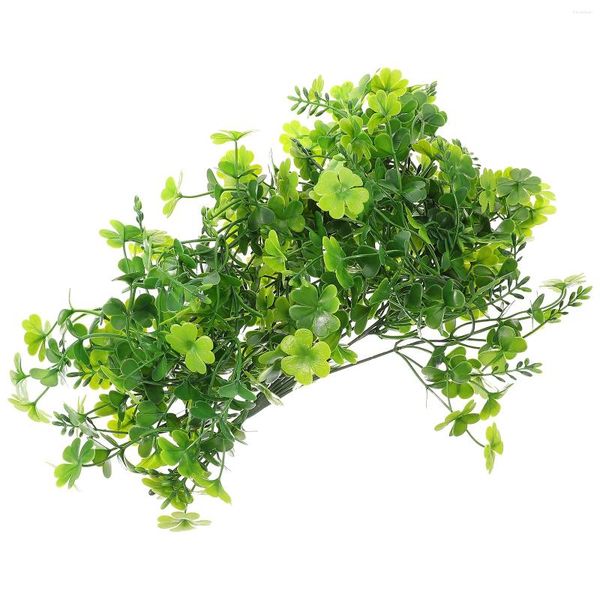 Four Wers Decorative Leaf Wall Hanging Vigor Vita Green Plant Decorations Feisty Fake Plants Plastic Artificial S s