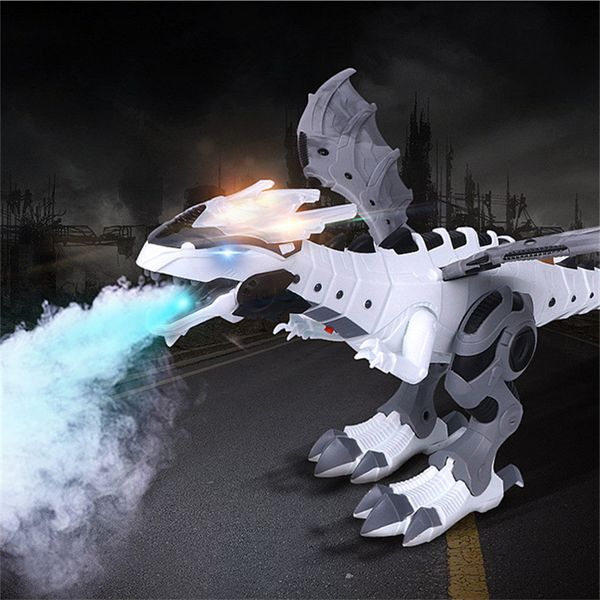 Electric RC Animals Spray Dinosaurs Robot Pterosaurs Cartoon Walking Swing Animal Model Electronic Intelligent Dinosaurio Toys Gift For Chil