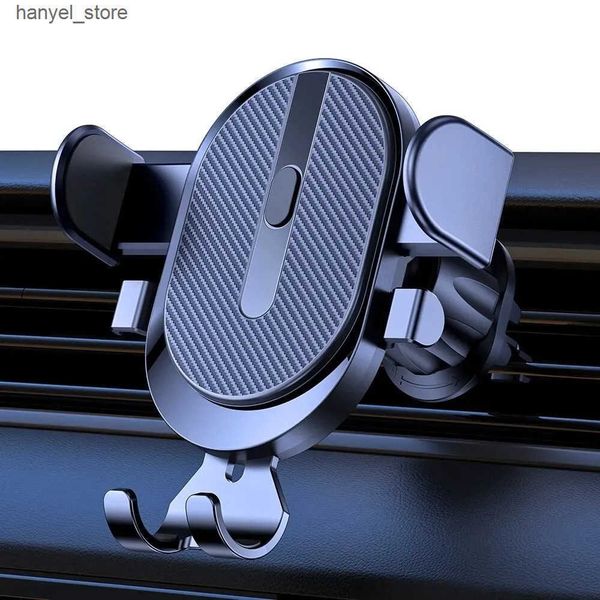 Phone Holders Car phone upgraded to locking in 2024 with hook clip for Samsungs car air vent L240910