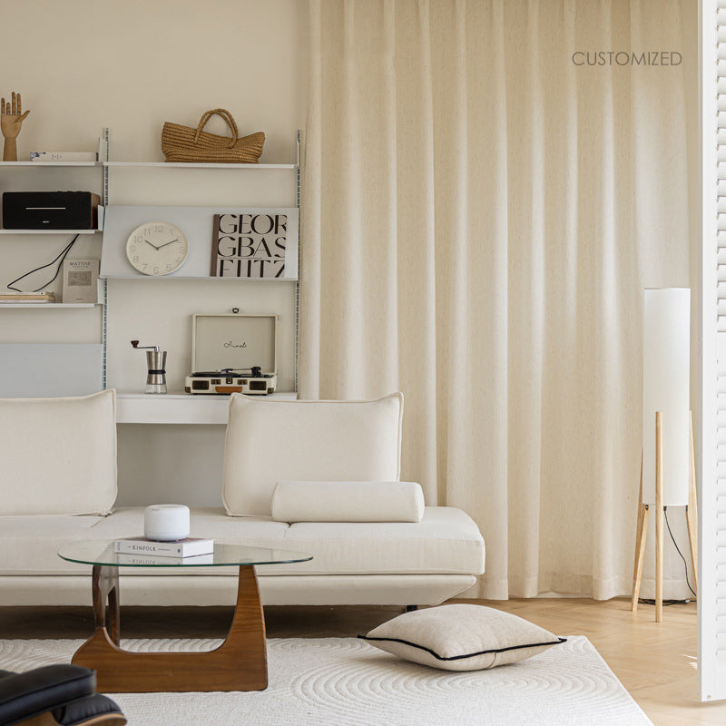 XX0239 High-precision full blackout curtain lining cloth Heat-insulating sun-proof lining cloth Bedroom living room bay window balcony finished