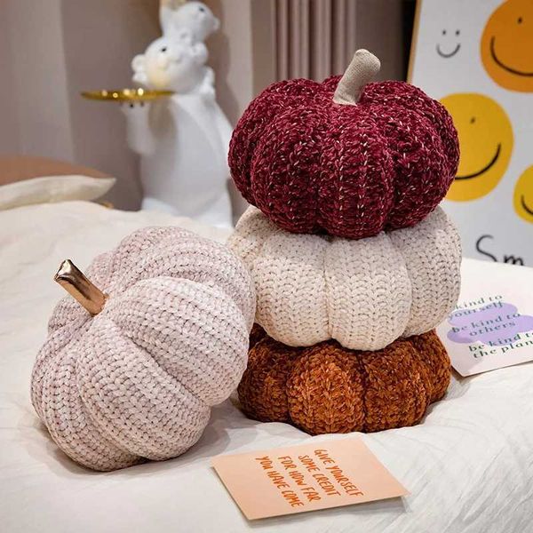 Plush Dolls 30cm New Pumpkin Plush Toy Kawaii Plushies Pillows Cute Plant Soft Stuffed Doll Holidays Props Decorative Throw For KidsY241216E