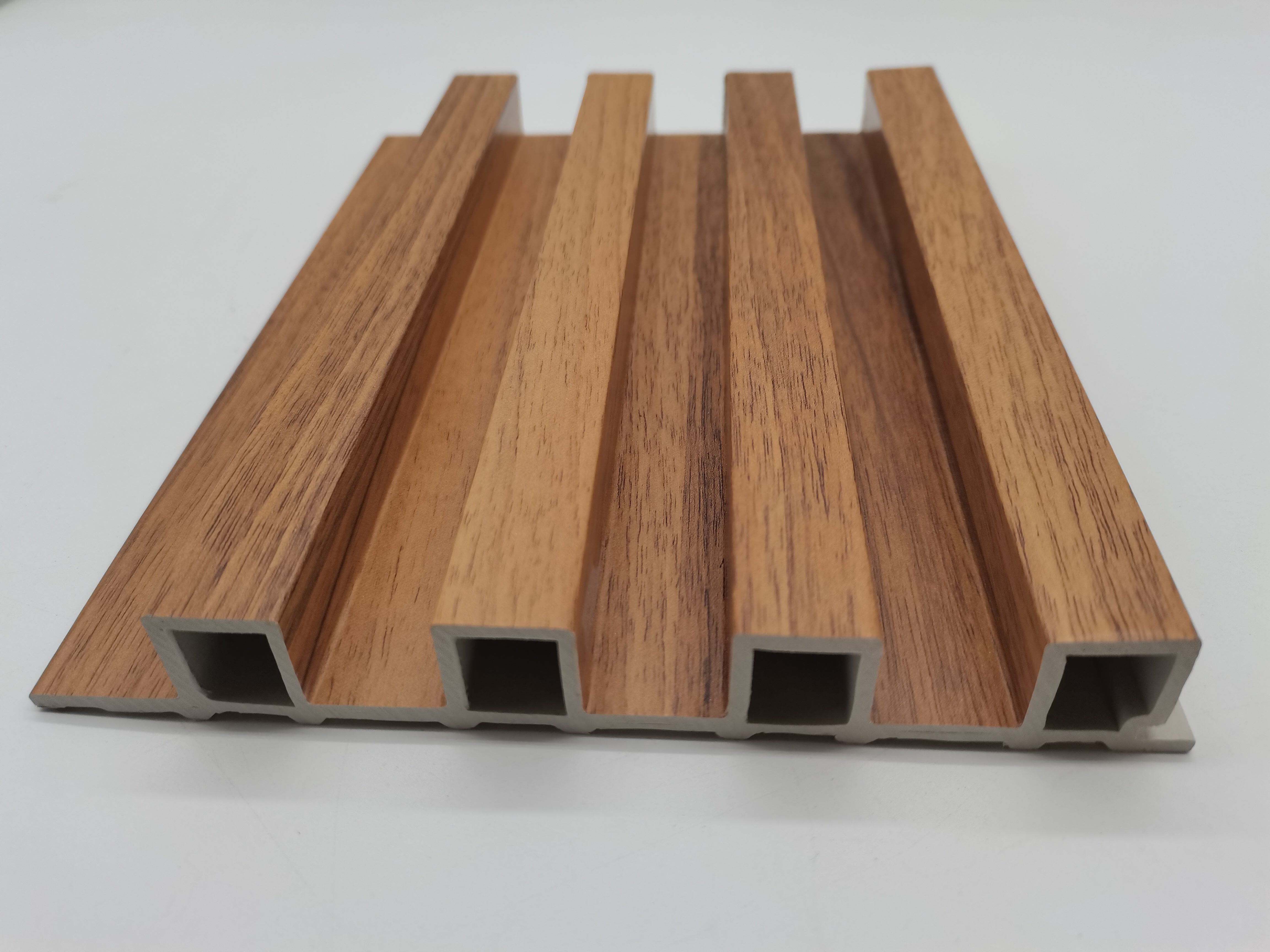 New material firewall panels with imitation wood grain wood-plastic lattice wall panels for home decoration