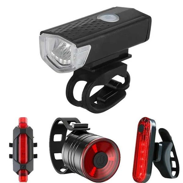 Bicycle headlights front and rear taillights MTB road bicycle headlights bicycle accessories bicycle equipment Y240921