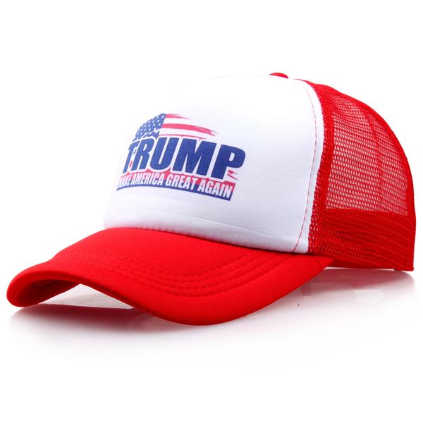 HAT Party Outdoor Sports Baseball Cap bandeiras tornam a América ótima novamente Trump Mesh Hats